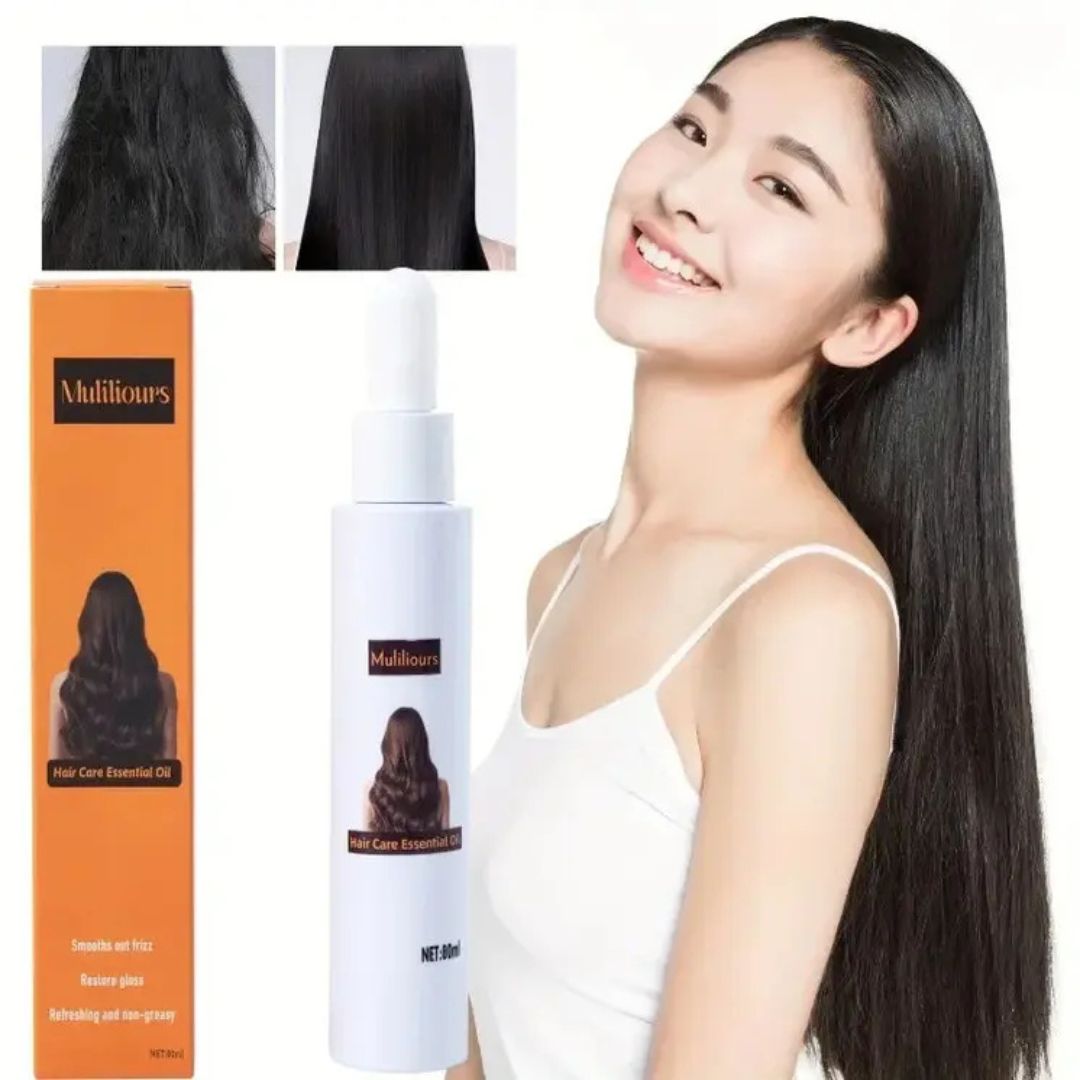 Muliliours Hair Care Essential Oil for All Hair Types – Deep Nourishing Hair Growth & Scalp Repair Oil for Strong, Shiny & Healthy Hair