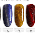 Cat’s Eye Gel Nail Polish Set 10ml – 48 Colours Ice Tou Phototherapy Nail Glue for Salon & Professional Nail Art