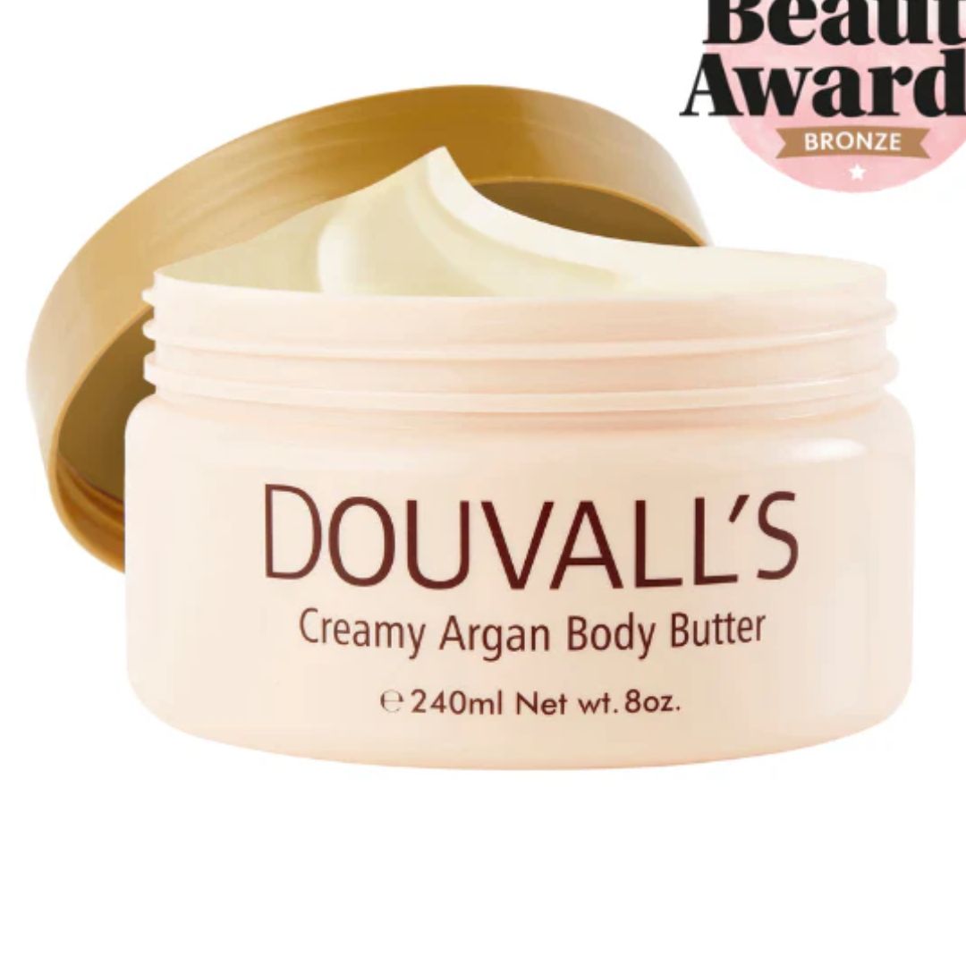 Organic Creamy Argan Body Butter 60ml – Deep Moisturising Natural Body Cream with Shea Butter & Argan Oil | Luxury Hydration in 6 Fragrances