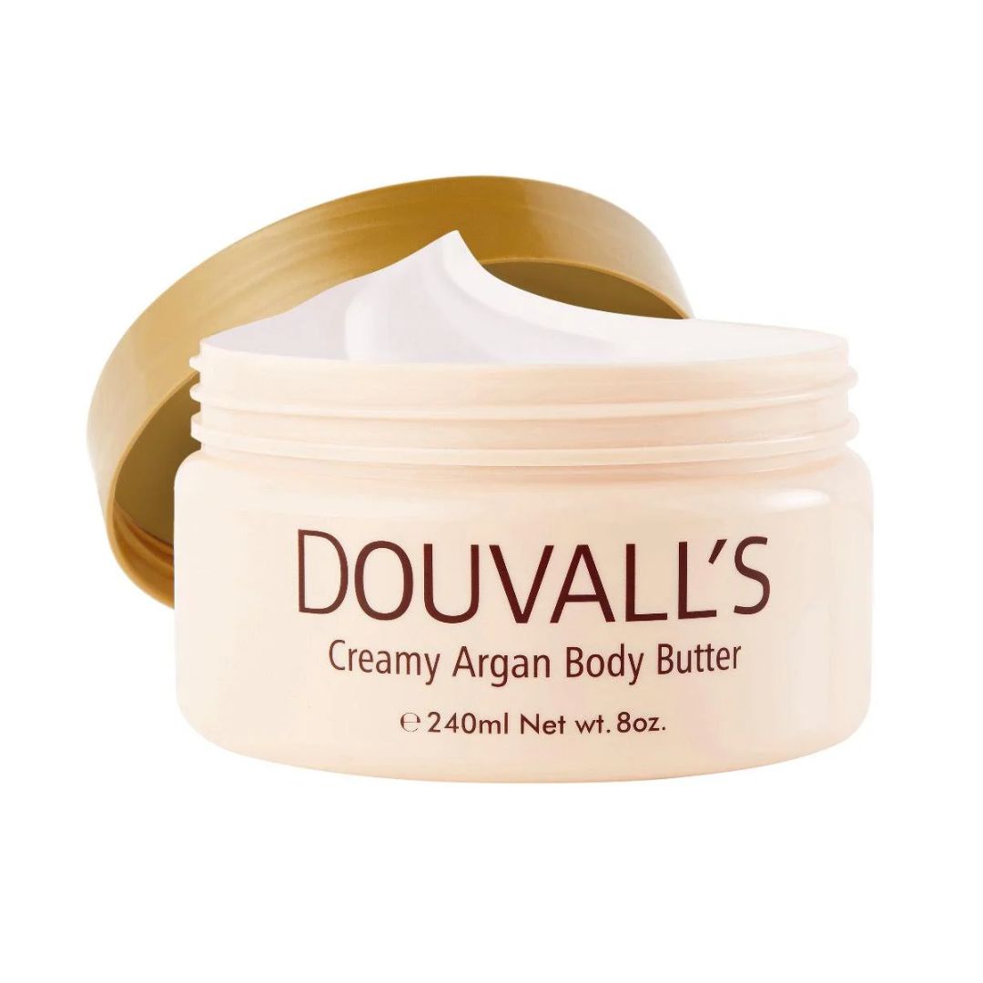 Organic Creamy Argan Body Butter 60ml – Deep Moisturising Natural Body Cream with Shea Butter & Argan Oil | Luxury Hydration in 6 Fragrances