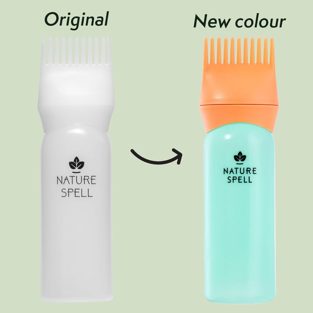 Nature Spell Rosemary Oil for Hair Growth with Root Comb Applicator, Pre-Diluted Oil to Strengthen and Nourish Dry, Damaged Strands, For All Hair Types, 150ml