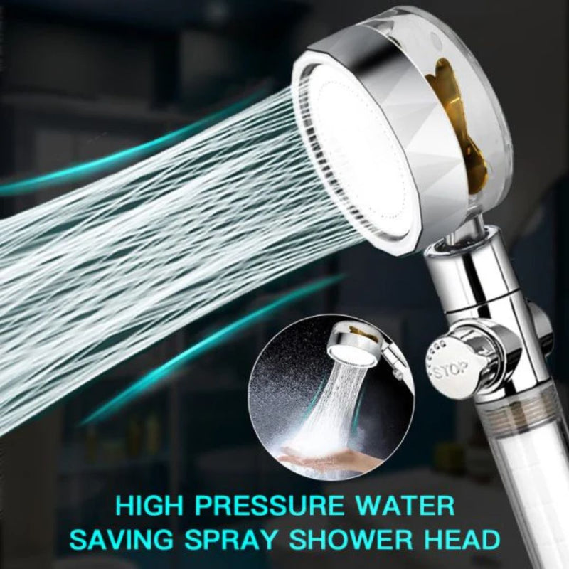 Revitalizing High-Pressure Water-Saving Shower Head – Eco-Friendly Spa Rainfall Shower with Powerful Spray Technology