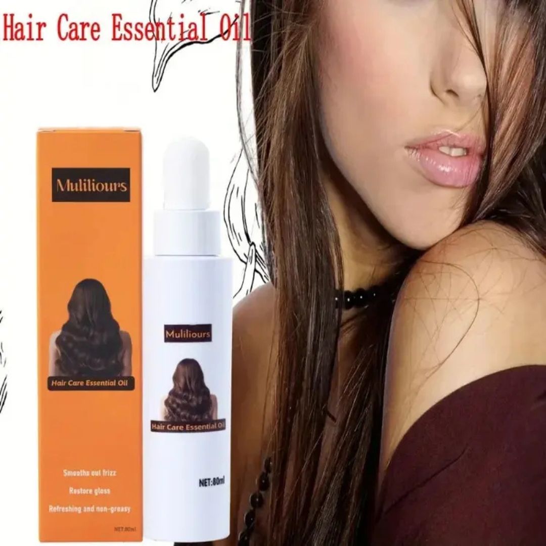 Muliliours Hair Care Essential Oil for All Hair Types – Deep Nourishing Hair Growth & Scalp Repair Oil for Strong, Shiny & Healthy Hair