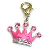 Sparkling Pet Collar Charm with 12 Crystals – Princess & Prince Boutique Pet Jewellery Pendant with Lobster Clasp