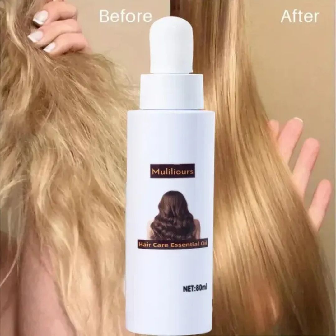 Muliliours Hair Care Essential Oil for All Hair Types – Deep Nourishing Hair Growth & Scalp Repair Oil for Strong, Shiny & Healthy Hair