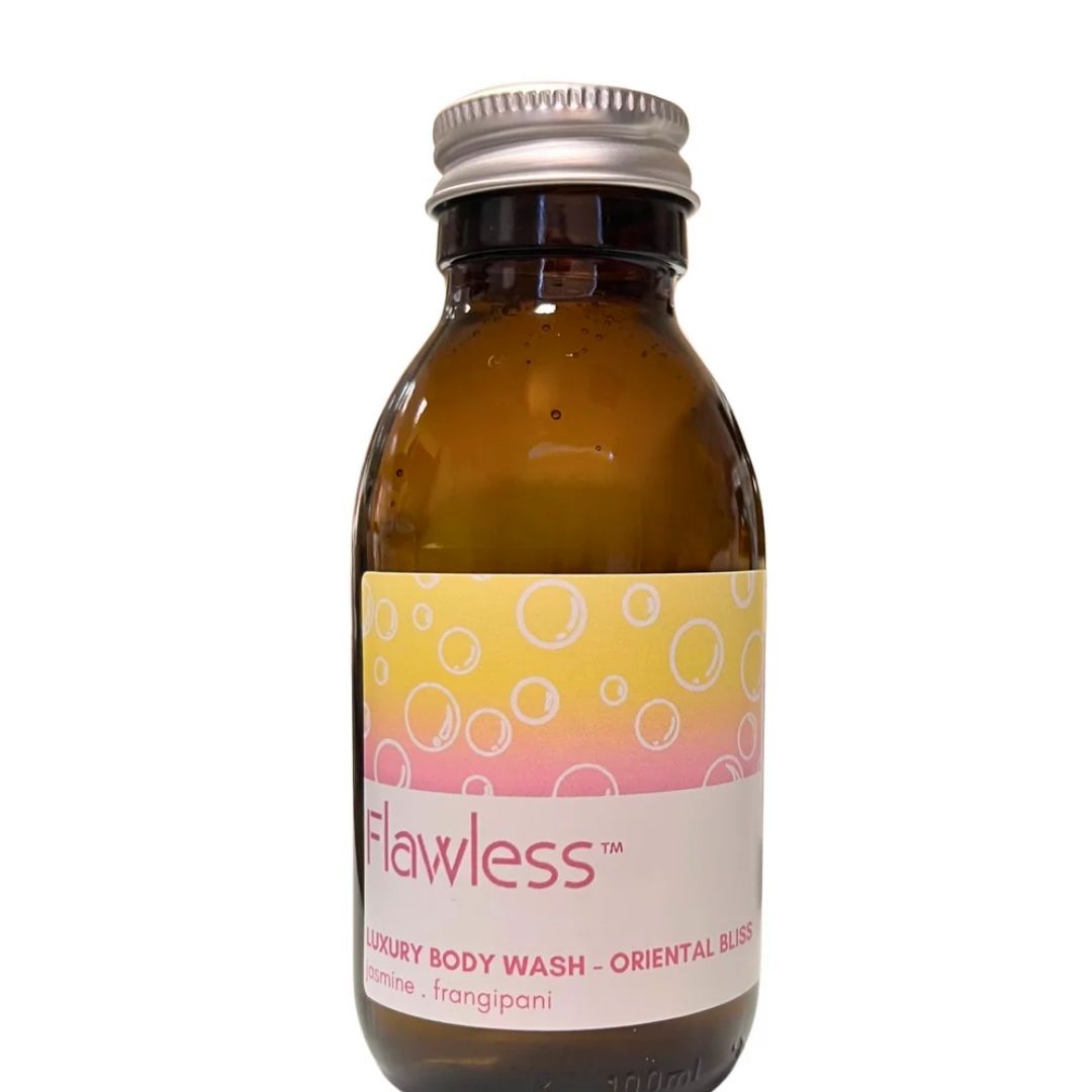 Flawless Luxury Shower Gel Oriental Bliss – Vegan Frangipani & Jasmine Body Wash with Aloe Vera