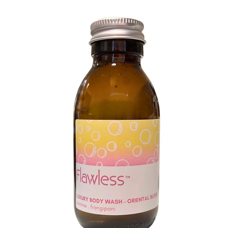 Flawless Luxury Shower Gel Oriental Bliss – Vegan Frangipani & Jasmine Body Wash with Aloe Vera