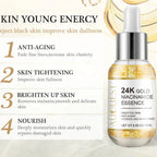 AUQUEST Anti-Wrinkle Facial Products Kit – 24K Gold Retinol Skincare Set for Dark Spots, Eye Bags & Firming