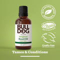 Bulldog Skincare Original Beard Oil, Men's Grooming, Beard Moisturiser for Softer, Supple Beards, 30g