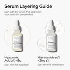 The Ordinary Niacinamide 10% + Zinc 1%, Brightening & Smoothing Serum for Blemish-Prone Skin, 30ml