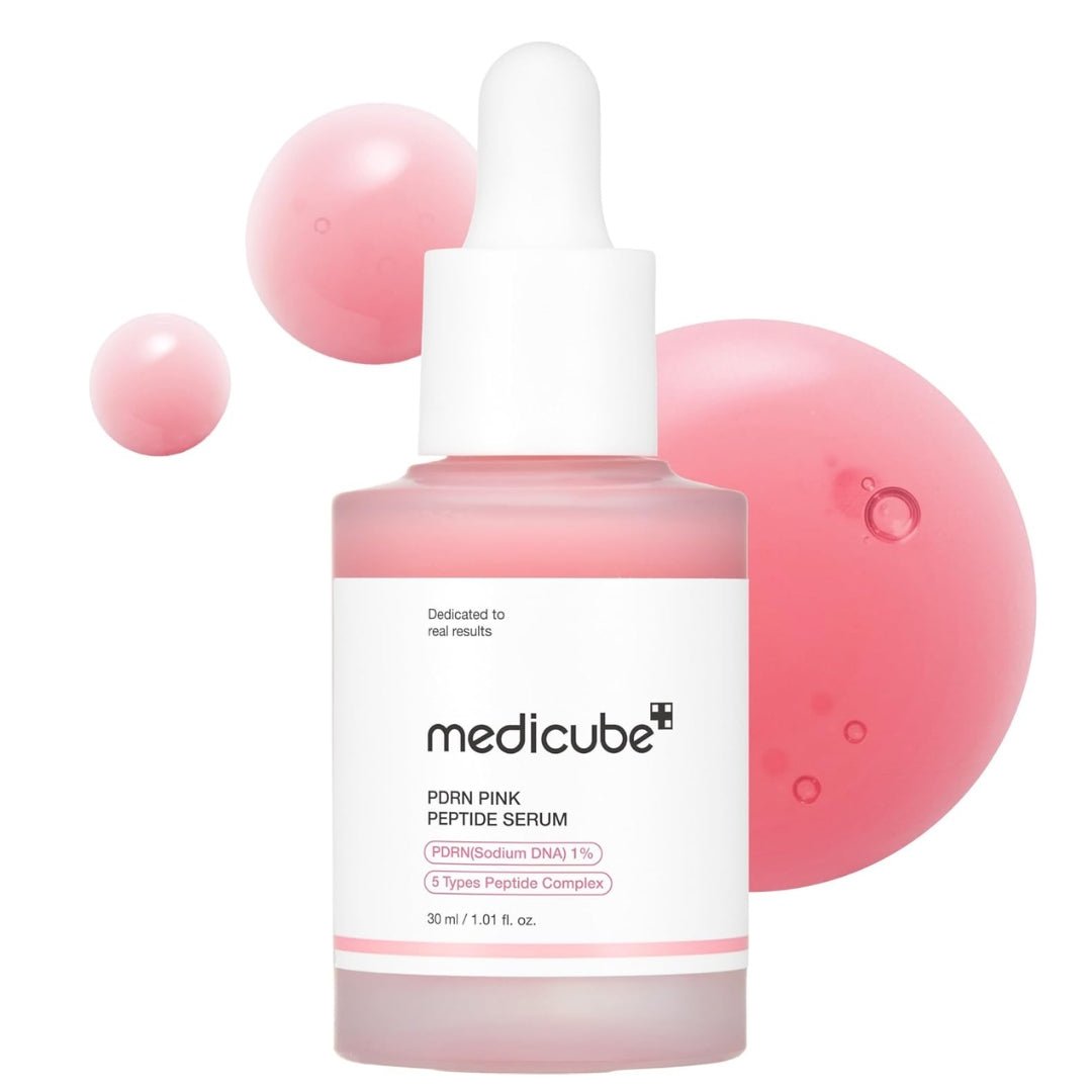 Medicube PDRN Pink Peptide Brightening Serum Niacinamide, Hydrating & Moisturising & Firming, 30ml