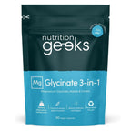 Magnesium Glycinate 3-in-1 Complex 1800mg – High Absorption Bisglycinate, Citrate & Malate – 384mg Elemental Magnesium – 90 Vegan Capsules (UK Health Supplement)