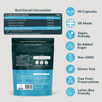 Magnesium Glycinate 3-in-1 Complex 1800mg – High Absorption Bisglycinate, Citrate & Malate – 384mg Elemental Magnesium – 90 Vegan Capsules (UK Health Supplement)