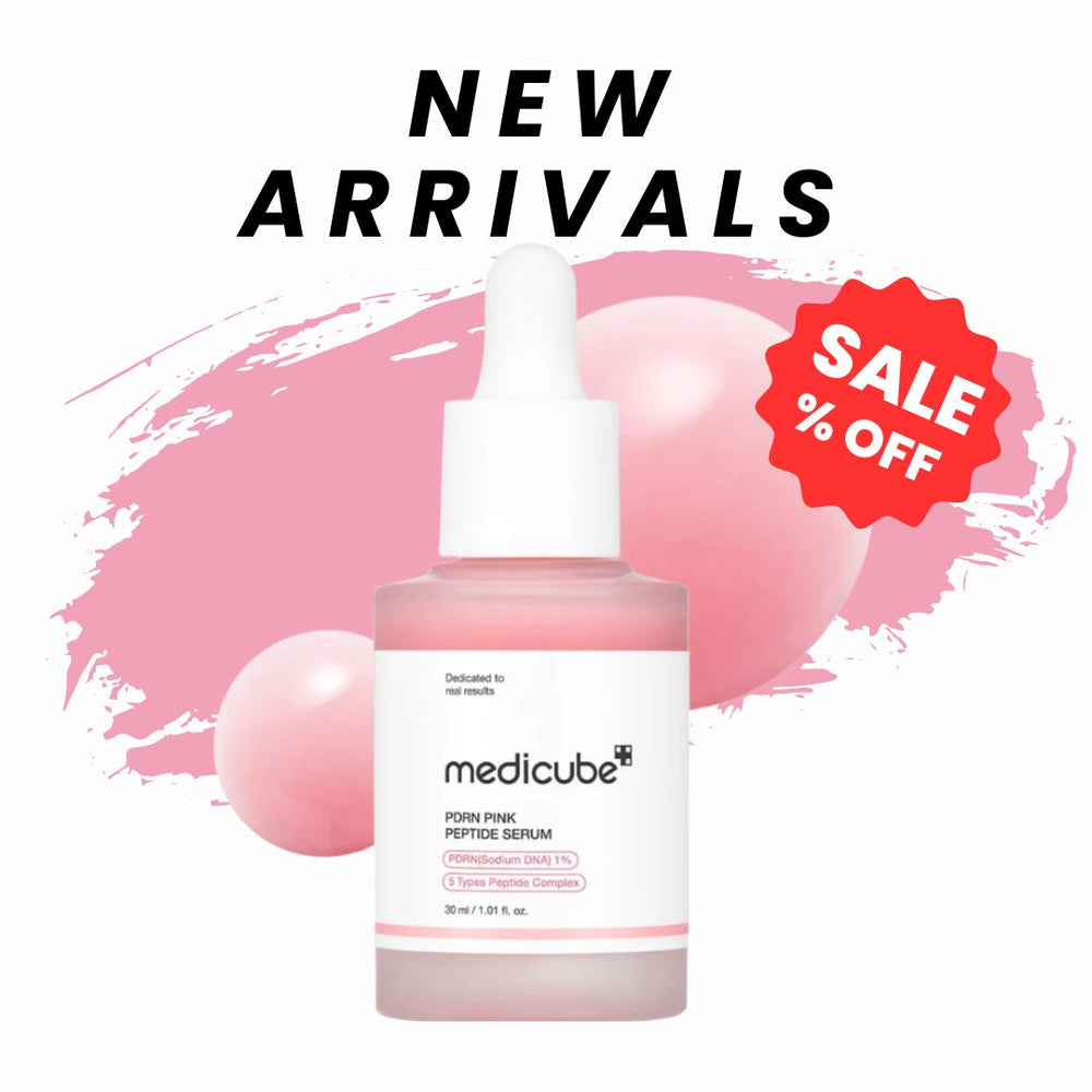 Medicube PDRN Pink Peptide Brightening Serum Niacinamide, Hydrating & Moisturising & Firming, 30ml